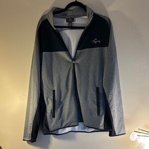 Greg Norman Collection Gray and Black Jacket